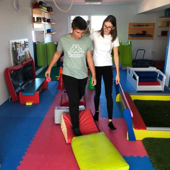 Obravnava otrok - senzorni poligon